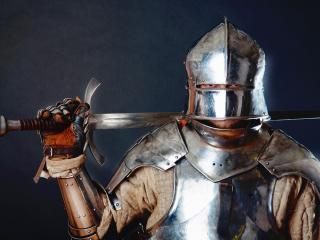 knight, armor, sword Wallpaper