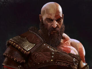 Kratos God of War Ragnarök Art wallpaper