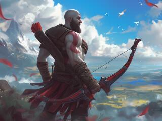Kratos The Conqueror HD Digital Gaming wallpaper
