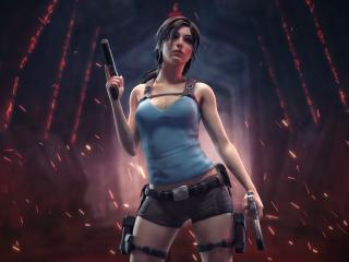 Lara Croft Tomb Raider Portrait 4K wallpaper