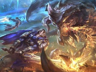 league of legends, characters, battle wallpaper