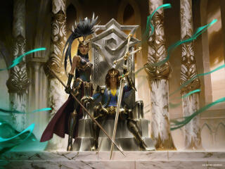 League Of Legends HD King and Queen Art wallpaper
