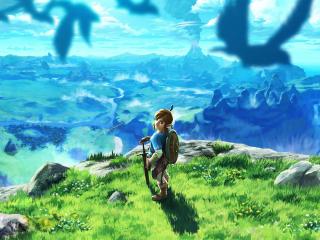 legend of zelda, breath of the wild, art wallpaper