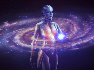 Liara Mass Effect wallpaper