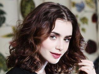 Lily Collins Actress wallpaper
