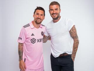 Lionel Messi and David Beckham HD Inter Miami CF wallpaper