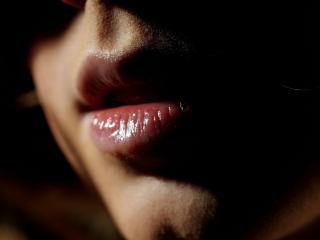 lips, shadow, girl Wallpaper