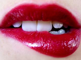 lips, teeth, makeup wallpaper