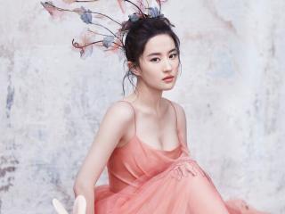 Liu Yifei Photoshoot for Harpers Bazaar China wallpaper
