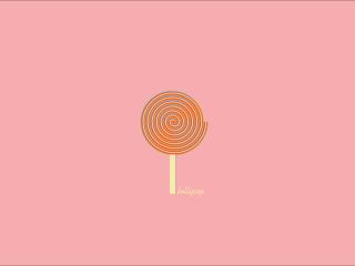 Lollipop Minimal wallpaper