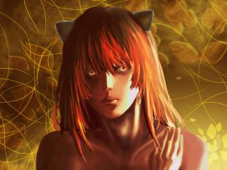 Lucy from Elfen Lied wallpaper