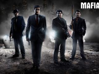 mafia 2, gun, car wallpaper
