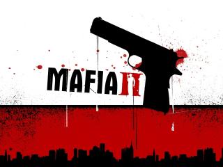 mafia 2, pistol, blood Wallpaper