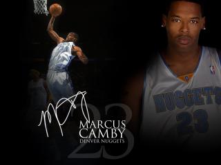 markus camby, denver nuggets, player wallpaper