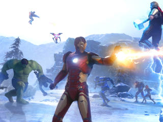 Marvel Avengers War Table wallpaper