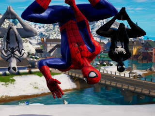 Marvel Spider Man HD Fortnite wallpaper