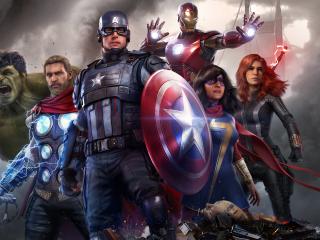 Marvels Avengers Game All Superheros wallpaper