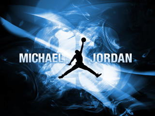 michael jordan, basketball, logo Wallpaper