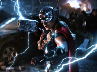Mighty Thor 4k Art wallpaper