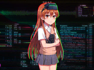 Mikoto Misaka Linux wallpaper