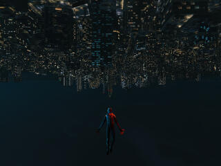 Miles Morales Rising Through HD Spider-man Wallpaper