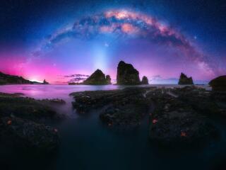 Milky Way 4K Night Photography wallpaper
