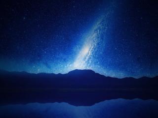 Milky Way Reflection Lake wallpaper