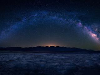 Milky Way Starry Sky Landscape wallpaper