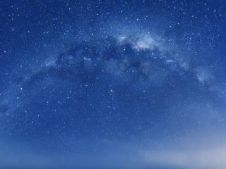 Milky Way Starry Sky Mac OS X wallpaper