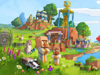 Minecraft Legends The Village wallpaper
