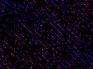 Minimal Glowing Code Binary wallpaper