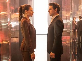 Mission Impossible Fallout Rebecca Ferguson And Tom Cruise wallpaper