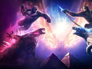 Monsters of Godzilla x Kong The New Empire Movie wallpaper