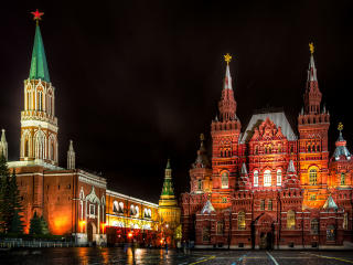 moscow, russia, red square Wallpaper
