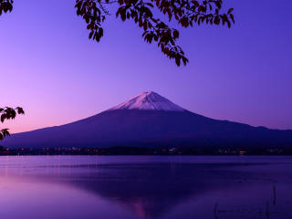 Mount Fuji Nightscape wallpaper