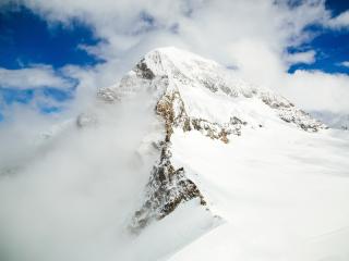 mountain, top, snow wallpaper