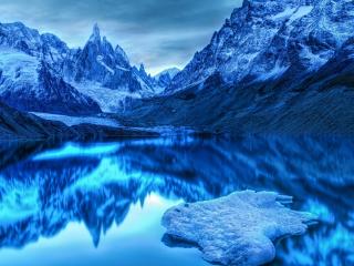mountains, lake, reflection wallpaper