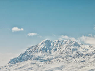mountains, peak, snowy Wallpaper