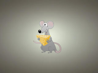 mouse, background, cheese Wallpaper
