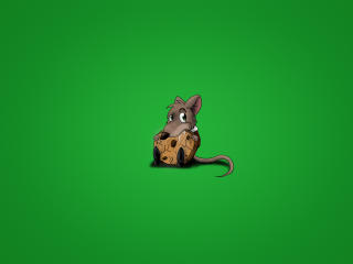 mouse, cookie, food wallpaper