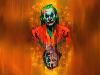 Movie Joker 5K Digital Drawing wallpaper