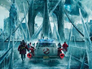 Movie Poster of Ghostbusters Frozen Empire Wallpaper
