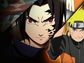 Naruto Uzumaki x Sasuke Uchiha HD Art wallpaper
