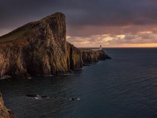 Neist Point Lighthouse, Isle Of Skye, Scotland wallpaper