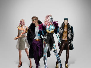 Neokitsch Characters Cyberpunk 2077 wallpaper