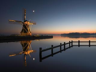 Netherlands HD Windmill wallpaper