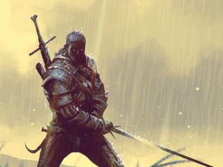 New Geralt Of Rivia FanArt wallpaper