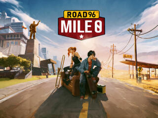 New Road 96 Mile 0 Gaming Poster wallpaper