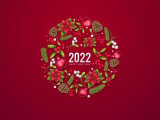 New Year 2022 4k Greeting wallpaper