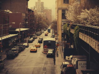 new york city, usa, street Wallpaper